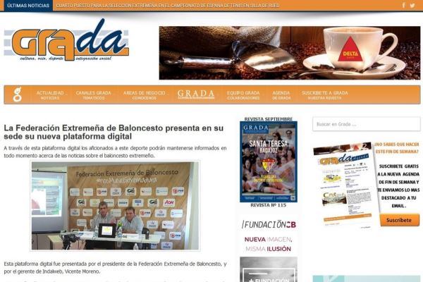 GRADA - The Extremadura Basketball Federation presents its new digital platform at its headquarters