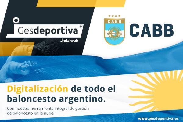  The CABB will use Gesdeportiva from next season throughout Argentina