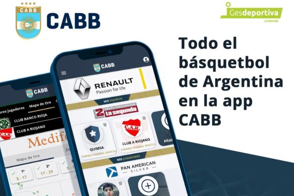 Ya está disponible la nueva App CABB donde tendremos todo el basquetbol de Argentina.