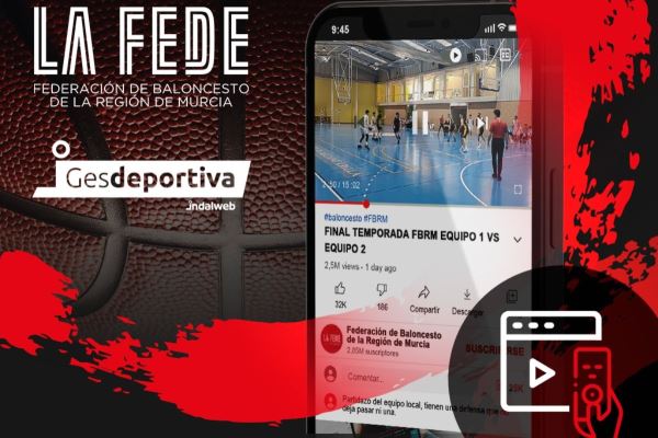 The Basketball Federation of the Region of Murcia is using our OTT/TV
