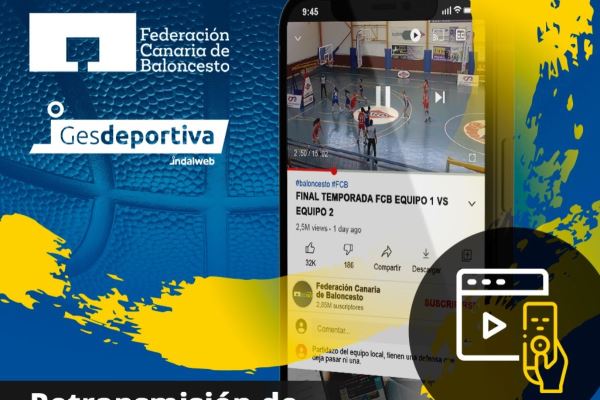 La Federación Canaria de Baloncesto inaugura su OTT/TV con la fase final Junior Femenino