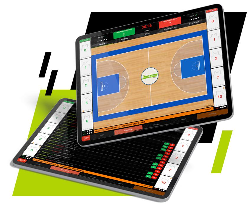 Digital Basketball Scoresheet Gesdeportiva